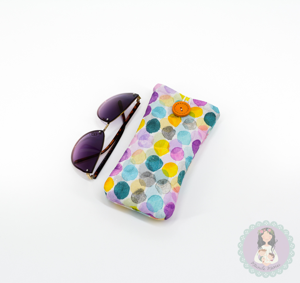 Husă pentru ochelari/husă bumbac/accesorii/buline colorate